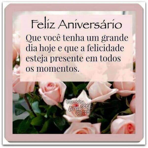 feliz aniversário