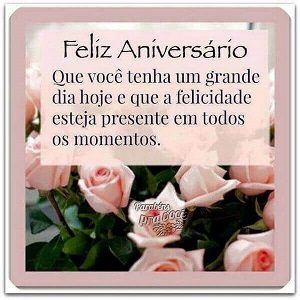 feliz aniversário