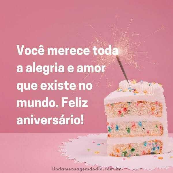 feliz aniversário