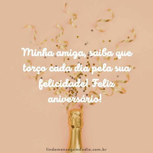mensagem de aniversário para a amiga