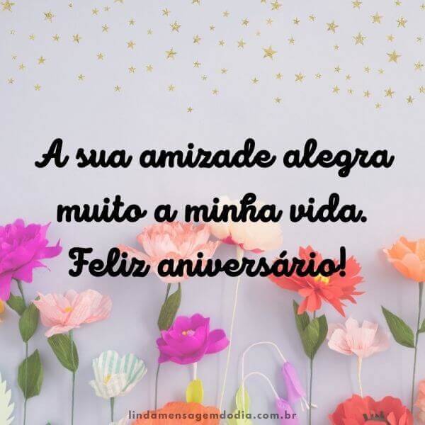 mensagem de aniversário para a amiga