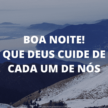 mensagem de boa noite de Deus