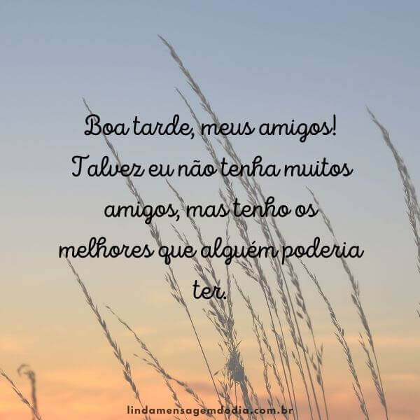 mensagem de boa tarde