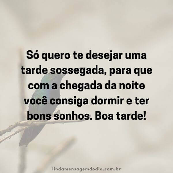 mensagem de boa tarde