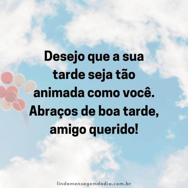 mensagem de boa tarde