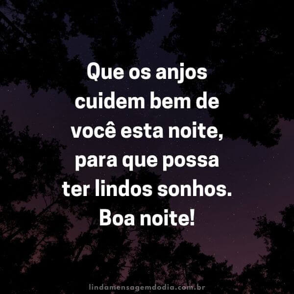 mensagens de boa noite
