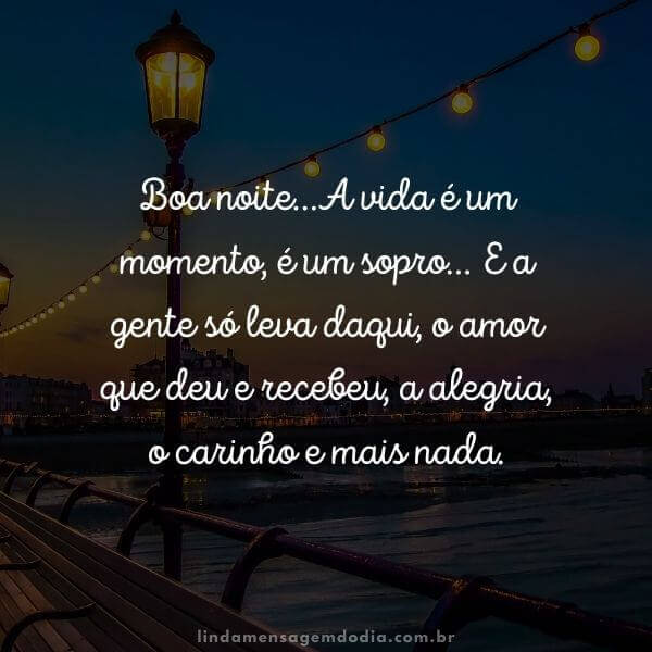 mensagens de boa noite