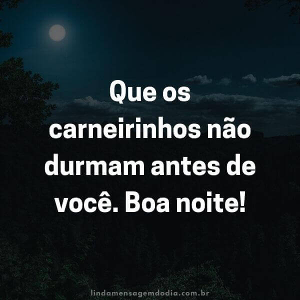 mensagens de boa noite