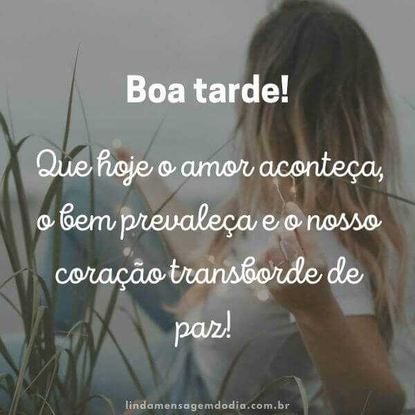 mensagens de boa tarde