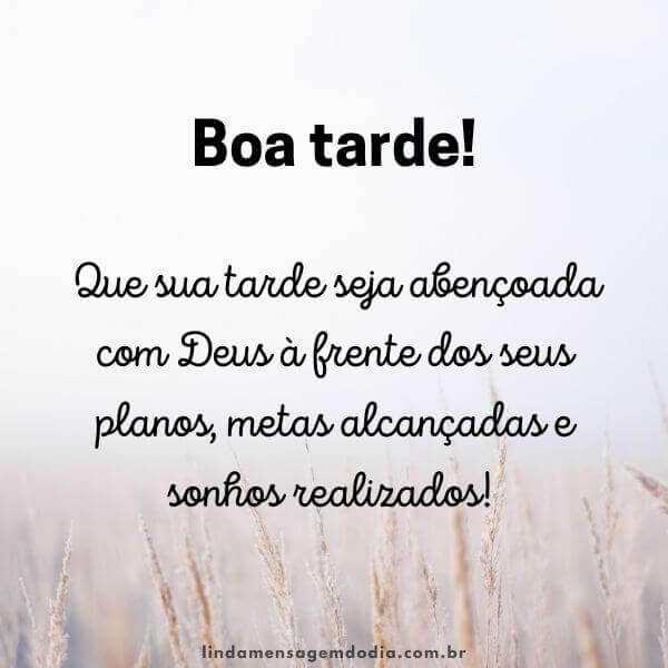 mensagens de boa tarde