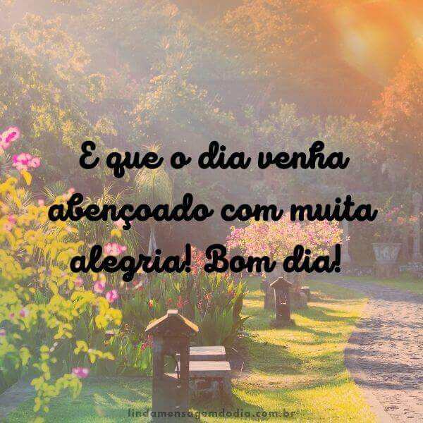 mensagens de bom dia com deus