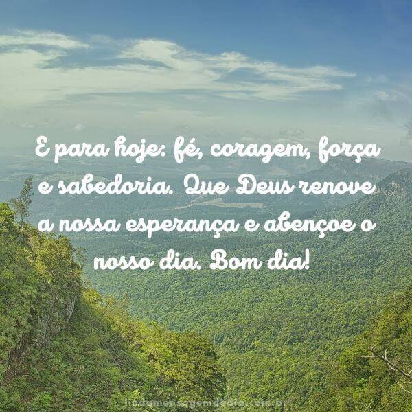 mensagens de bom dia com deus