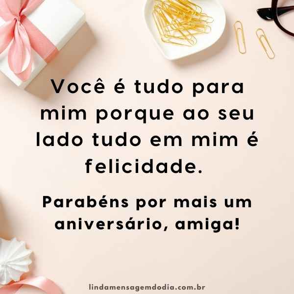 texto de aniversario para amiga